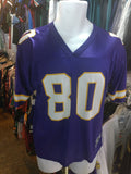 Vintage #80 CRIS CARTER Minnesota Vikings NFL Starter Jersey YL