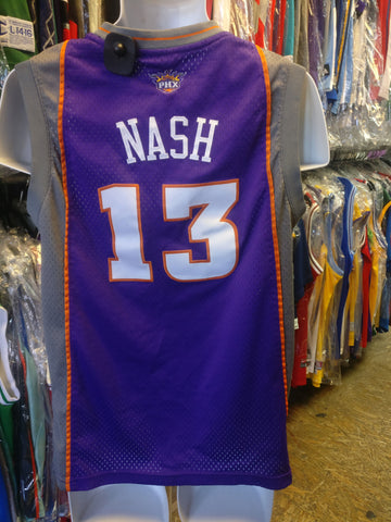 Vintage #13 STEVE NASH Phoenix Suns NBA Adidas Authentic Jersey YL