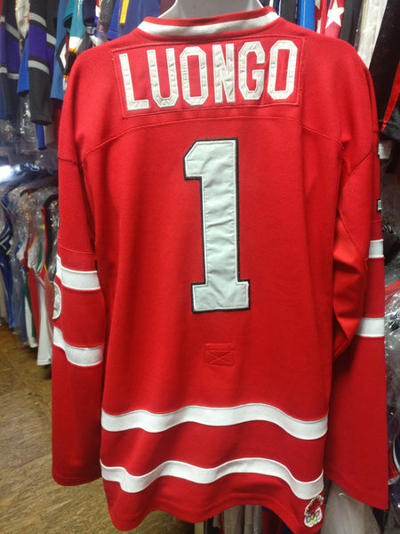 Vtg #1 ROBERTO LUONGO Canada Team Olympic Nike Authentic Jersey XL