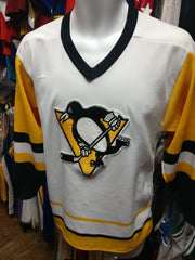 Vintage 90s Pittsburgh Penguins NHL Hockey Ice Jersey Made in 
