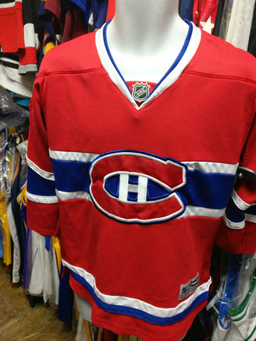 Vintage MONTREAL CANADIANS NHL RBK CCM Jersey YL/YXL