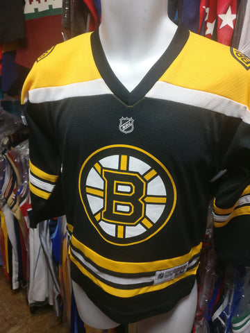Vintage Starter Boston Bruins #4 NHL Hockey Jersey Black Yellow