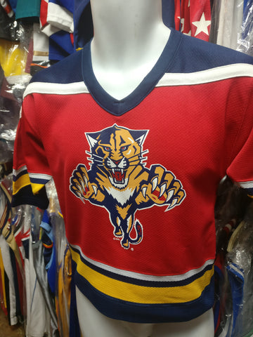 Vintage Florida Panthers CCM Red Hockey Jersey Large