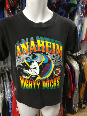 Sports / College Vintage NHL Anaheim Embroidered Mighty Ducks Tee Shirt 1993 Size XL Made in USA