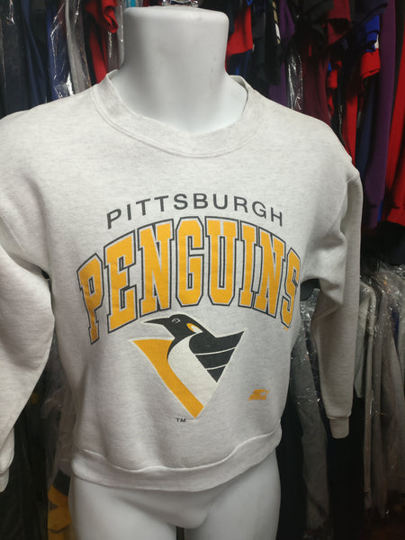 Vintage 80s PITTSBURGH PENGUINS NHL Starter Sweatshirt 10-12