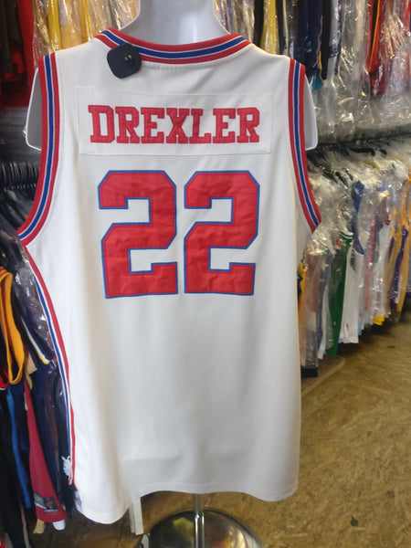 Vtg '83 #22 CLYDE DREXLER Rockets NBA True School Authentics Jersey 52