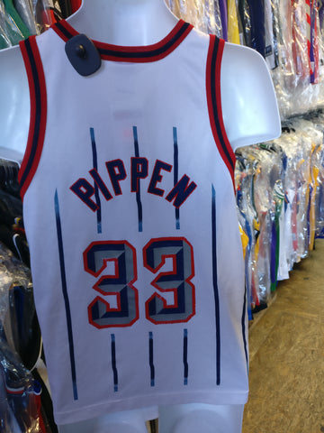 Houston Rockets Scottie Pippen Autographed Blue Authentic Starter