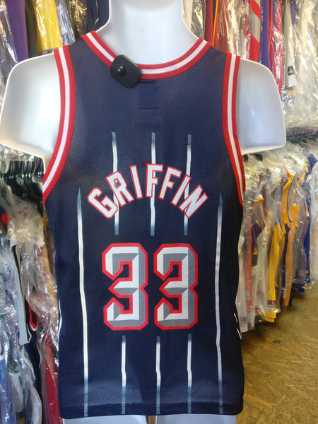 Vintage #33 EDDIE GRIFFIN Houston Rockets NBA Champion Jersey 14-16