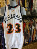 Vtg#23JASON RICHARSON Golden State Warriors Reebok Jersey 48 Deadstock