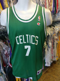Vtg #7 DeCOVAN KADELL "DEE" BROWN Boston Celtics Champion Jersey 18-20