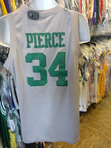 Vintage #34 PAUL PIERCE Boston Celtics NBA Gray Nike Jersey M