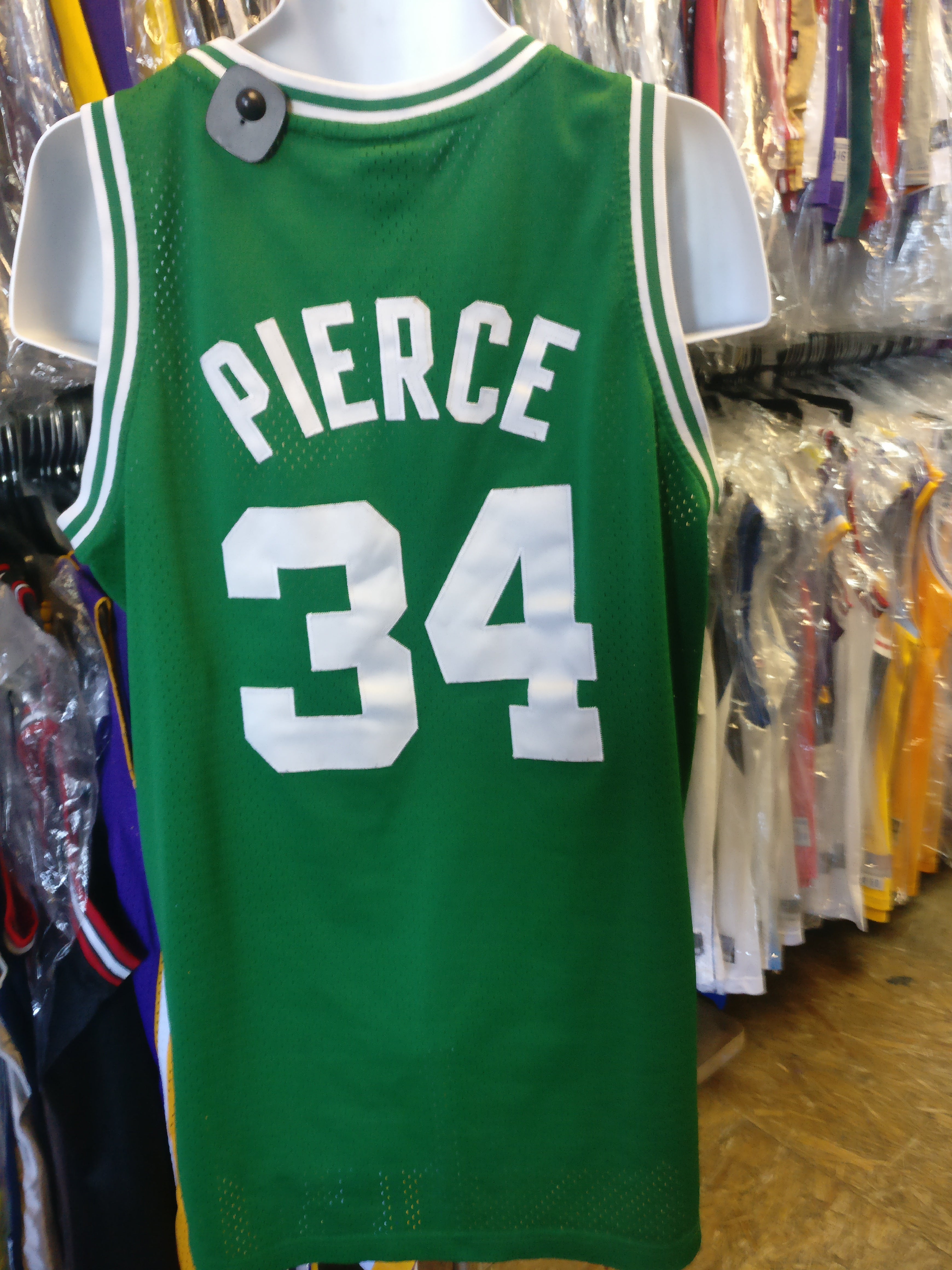 Reebok - CELTICS PIERCE 34 ユニフォーム M BOSTON CELTICS PAUL PIERCE # 34 REEBOK JERSEY YOUTH SIZE M