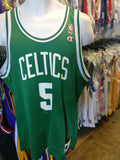 Vintage #5 RON MERCER Boston Celtics NBA Champion Jersey 44
