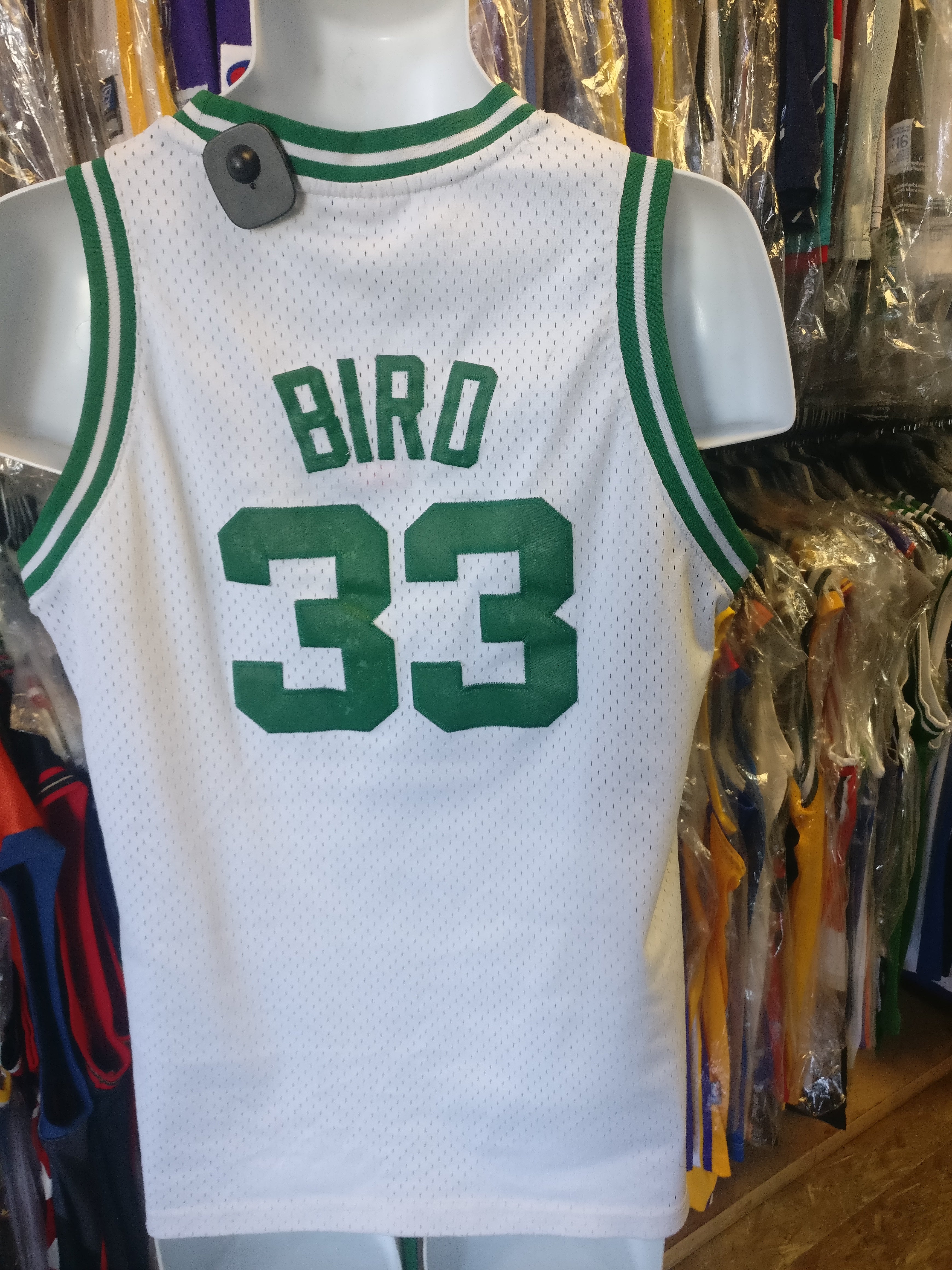 Vintage #33 LARRY BIRD Boston Celtics NBA Adidas Authentic