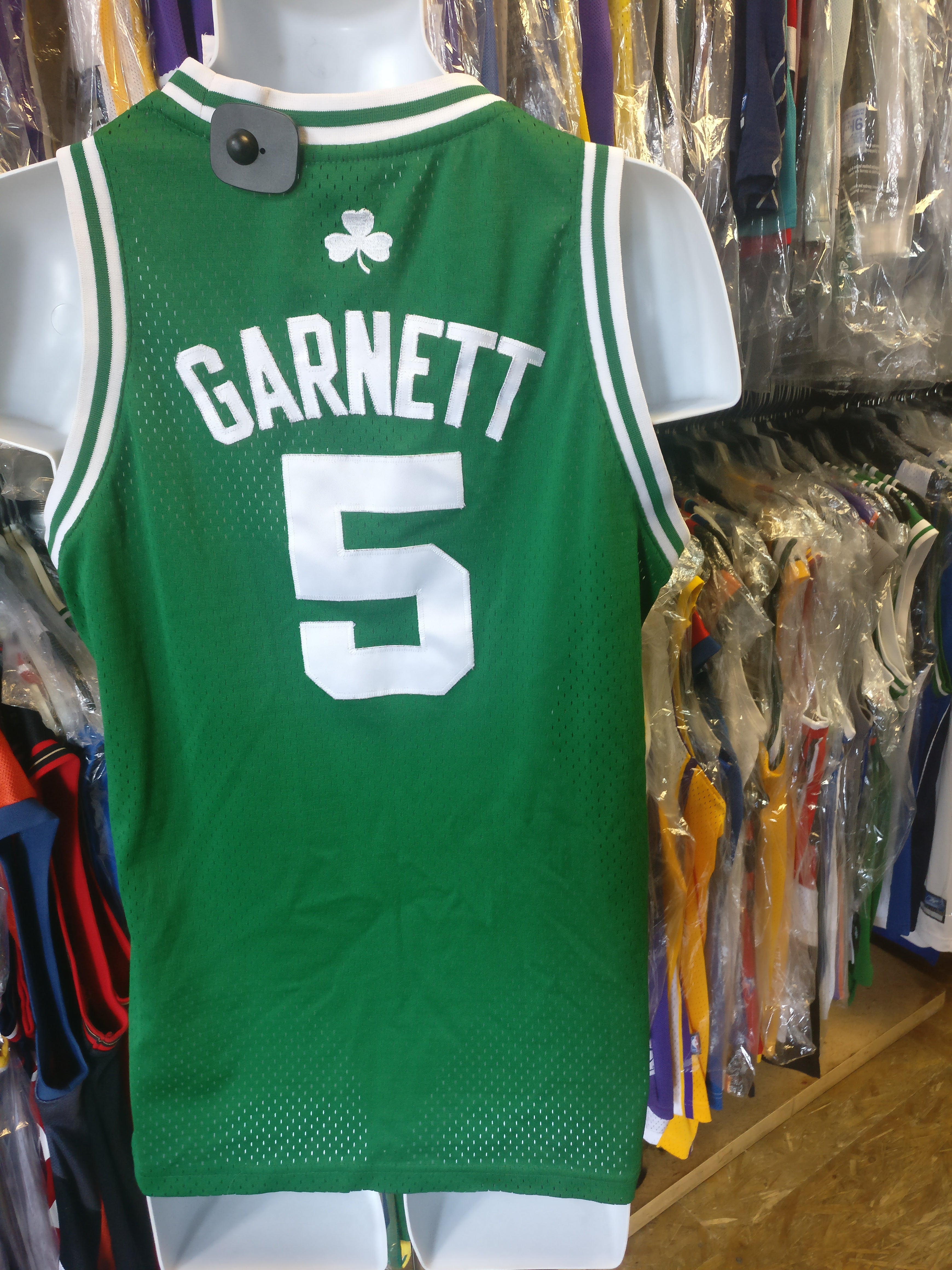 2010-13 Boston Celtics Garnett #5 adidas Away Jersey (L)