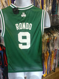 Vintage #9 RAJON RONDO Boston Celtics NBA Adidas Jersey YM