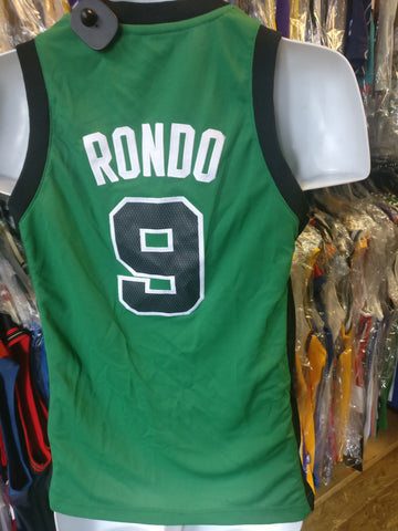 Vintage #9 RAJON RONDO Boston Celtics NBA Adidas Authentic Jersey YM