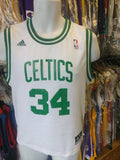 Vintage #34 PAUL PIERCE Boston Celtics NBA Adidas Jersey YM