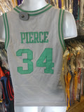 Vintage #34 PAUL PIERCE Boston Celtics NBA Nike Gray Jersey YM