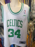 Vintage #34 PAUL PIERCE Boston Celtics NBA Reebok Jersey YS