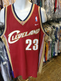 Vintage #23 LEBRON JAMES Cleveland Cavaliers NBA Nike Jersey XL