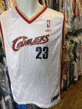 Vintage #23 LEBRON JAMES Cleveland Cavaliers NBA Reebok Jersey YXL