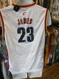 Vintage #23 LEBRON JAMES Cleveland Cavaliers NBA Reebok Jersey YXL