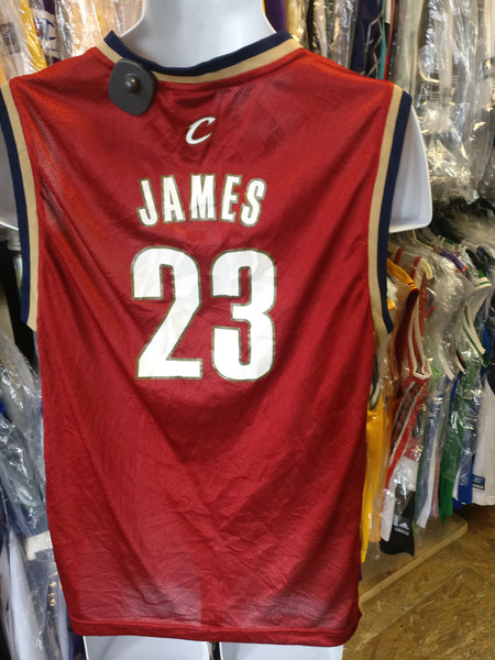Vintage #23 LEBRON JAMES Cleveland Cavaliers NBA Adidas Jersey YXL