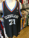 Vintage #21 DARIUS MILES Cleveland Cavaliers NBA Nike Jersey XXL