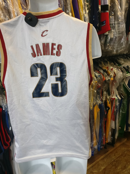 Vintage #23 LEBRON JAMES Cleveland Cavaliers NBA Reebok Jersey YL