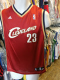 Vintage #23 LEBRON JAMES Cleveland Cavaliers NBA Adidas Jersey YL