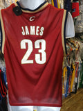 Vintage #23 LEBRON JAMES Cleveland Cavaliers NBA Adidas Jersey YL