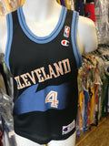 Vintage #4 SHAWN KEMP Cleveland Cavaliers NBA Champion Jersey 10-12