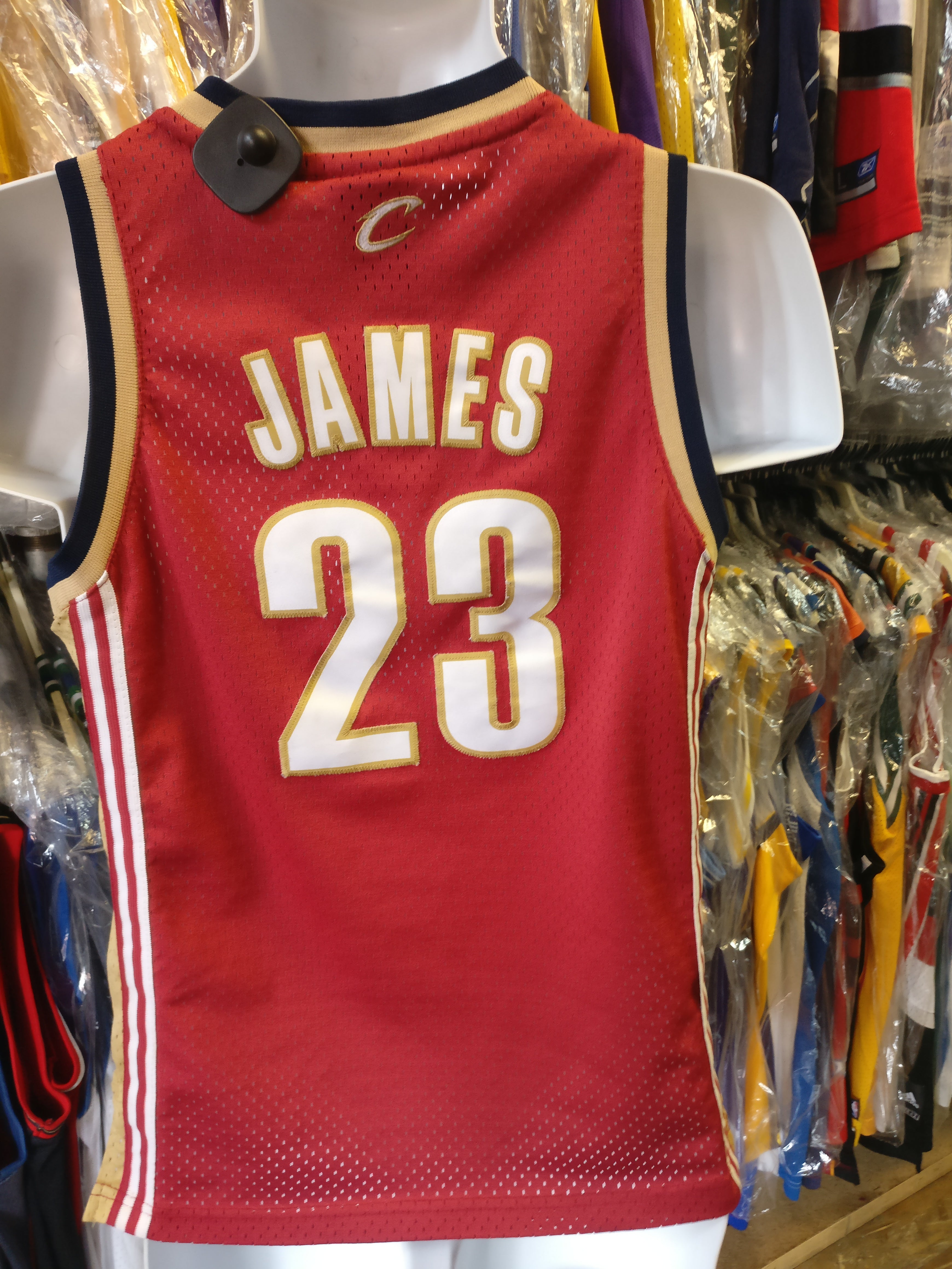 激レア‼️ 刺繍‼️ NBAユニフォーム Cavs LeBron James NBA Men's Lebron James Cleveland Cavaliers 23 CAVS Jersey