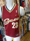 Vintage #23 LEBRON JAMES Cleveland Cavaliers NBA Nike Jersey YS