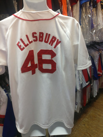 Vintage #46 JACOBY ELSBURY Boston Red Sox MLB Majestic Jersey 18-20