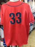 Vintage #33 JASON VARITEK Boston Red Sox MLB Majestic Jersey L