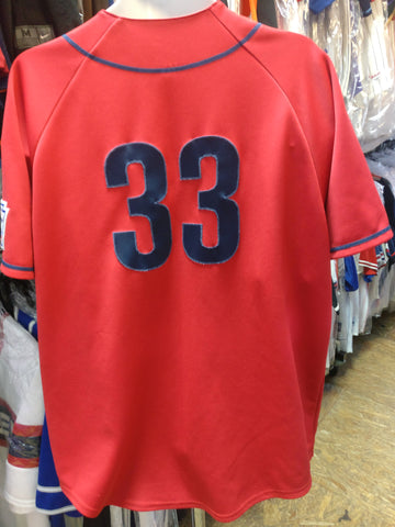 Vintage #3 EDGAR RENTERIA Boston Red Sox MLB Majestic Jersey L – XL3  VINTAGE CLOTHING