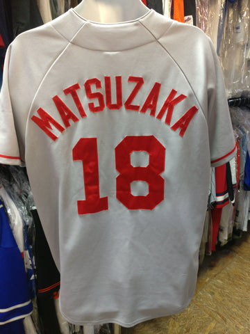 Vintage #18 DAISUKE MATSUZAKA Boston Red Sox MLB Majestic Jersey L