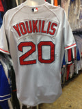 Vtg#20KEVIN YOUKILIS Boston Red Sox Majestic Authentic Jersey44(Signed