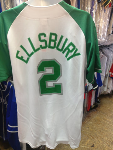 Vintage #2 JACOBY ELSBURY Boston Red Sox MLB Jersey XL