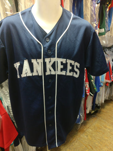 Vintage New York Yankees Starter Pinstripe Jersey Size 2XL White MLB 90s