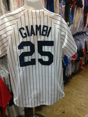 Jason Giambi New York Yankees Majestic MLB Baseball Jersey