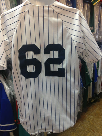 Vintage USA Made Derek Jeter #2 New York Yankees Majestic Jersey Pinstripe  Sz- M