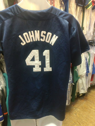 MLB Majestic Seattle Mariners RAnDY JOHNSON Baseball Jersey Sz L