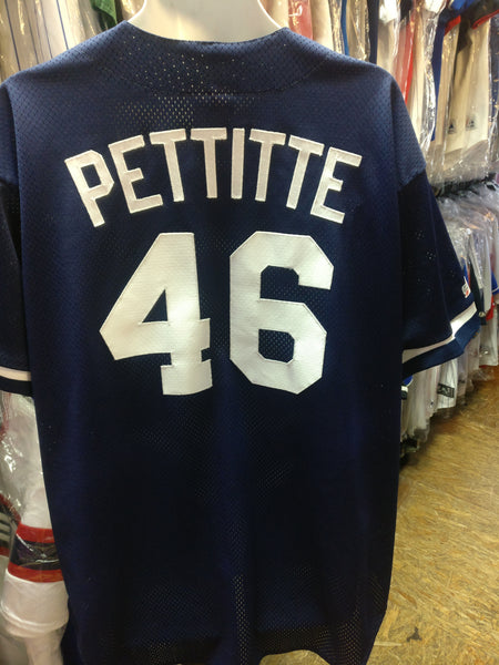 Vtg#46 ANDY PETTITTE New York Yankees MLB Majestic Authentic JerseyXXL