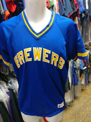 Authentic RAWLINGS 36 SMALL MILWAUKEE BREWERS VINTAGE Jersey