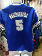 LOS ANGELES DODGERS blue baseball jersey TRUE FAN men's M NOMAR GARCIAPARRA