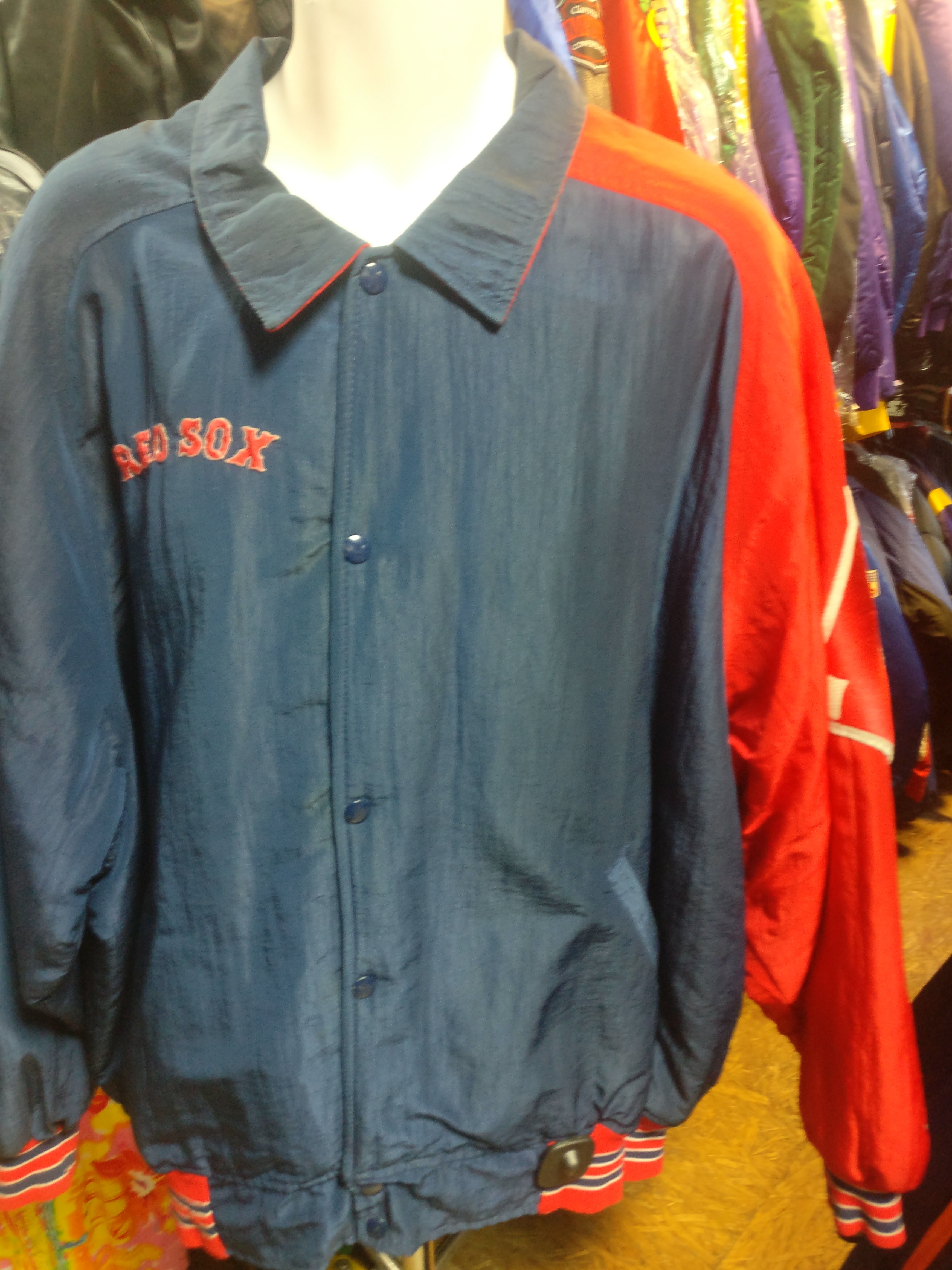 STARTER BOSTON スタジャン XL/XXL Vintage 90s Boston Red Sox MLB Diamond Collection Starter