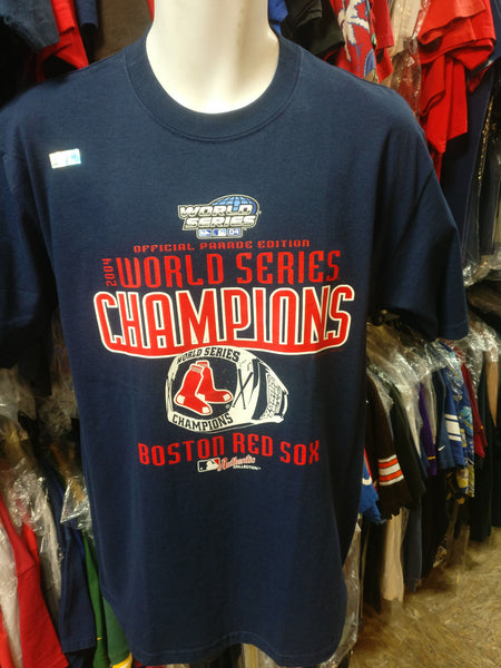 Vtg '04 BOSTON RED SOX MLB World Series Champions T-Shirt M Deastock